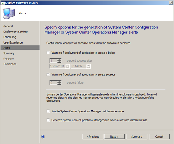 sccm 2012 past due will be installed